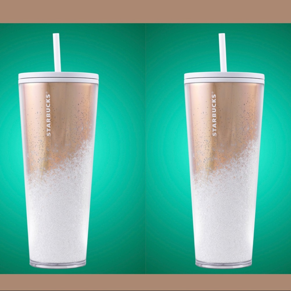 NEW STARBUCKS LIMITED GOLD TUMBLERS